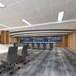 现代指挥中心3D模型下载